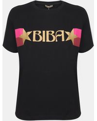 Biba - Logo T-Shirt - Lyst