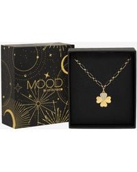 Mood - Plated Clover Pendant Gift Boxed - Lyst