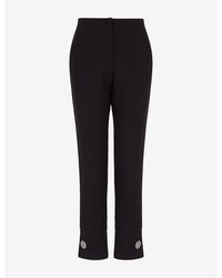 ARMANI EXCHANGE - Straight Leg Trousers - Lyst