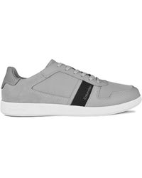 Calvin Klein - Lace Up Mix Trainers - Lyst