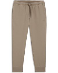 BOSS - Hadiko Joggers With Drawstring Waistband - Lyst