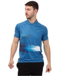 Lacoste - Sport Novak Djokovic Print Stretch Polo Shirt - Lyst