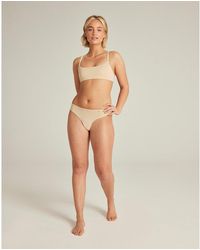 Nudea - The Dipped Thong Second Skin Stretch - Lyst