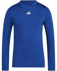 adidas - Techfit Aeroready Long Sleeve Long-Sleeve Top - Lyst