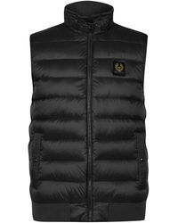 Belstaff - Circuit Water Resistant Duck Down Sleeveless Gilet - Lyst