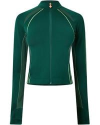 CASABLANCA - Seamless Cropped Full-Zip Slim-Fit Jacket - Lyst