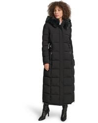 DKNY - Longline Long Puffer Jacket - Lyst