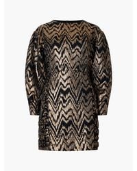 French Connection - Ellery Eco Jacquard Mini Dress - Lyst