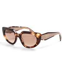Prada - 0Pr D02S Cat Eye Sunglasses - Lyst