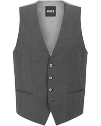 BOSS - Hbb Jasper Slim-Fit Waistcoat - Lyst