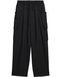 Y-3 - Su Open Hem Woven Tracksuit Joggers - Lyst