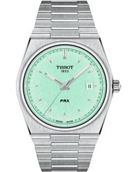 Tissot - Prx Stainless Steel Water Resistant Analogue Quartz Watch - Lyst