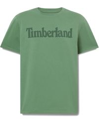 Timberland - Northwood Wordmark Logo Cotton Short-Sleeve T-Shirt - Lyst