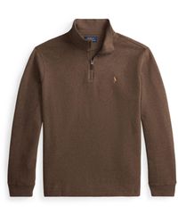Polo Ralph Lauren - Estate Fleece Quarter Zip Sweater - Lyst