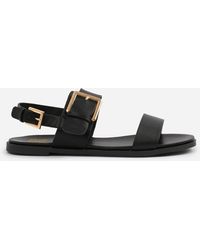 Where's That From - Wide-Fit Pu Camilla Classic Flat Sandals - Lyst