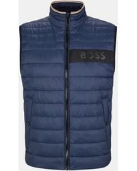 BOSS - Darolan Sleeveless Gilet - Lyst