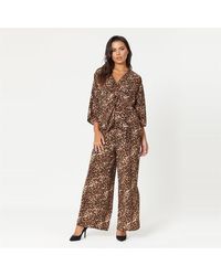 Be You - Crinkle Top And Trouser Co-ord Set - Lyst