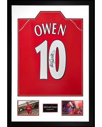 The Fan Cave - Michael Owen Signed Liverpool Shirt Premium Frame - Lyst