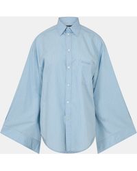 Balenciaga - Long Sleeve Patterned Shirt - Lyst
