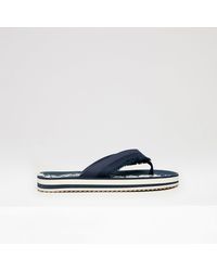 Threadbare - Fringe Detail Toe Post Sandals - Lyst