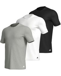 adidas - Short Sleeve Performance 3 Pack Gym Top - Lyst