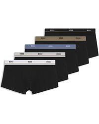 BOSS - Bodywear 5 Pack Boxer Trunks With Logo Detail - Lyst