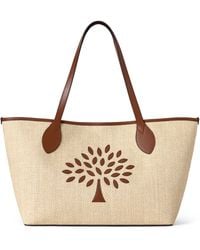 Mulberry - Tree Raffia Small Tote - Lyst