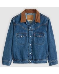 Levi's - Western Shorthorn Denim Jacket - Lyst