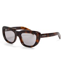 Prada - 0Pr D07S Oversized Sunglasses - Lyst
