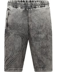 DIESEL - D-Enny-Track Denim Shorts - Lyst