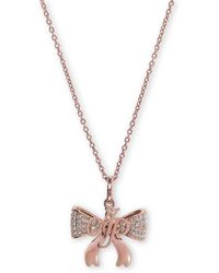 Agent Provocateur - Brietta Bow Necklace - Lyst