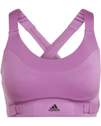 adidas - Fastimpact Luxe Run High Impact Sports Bra - Lyst