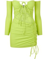 Mars the Label - Ruched Mini Dress - Lyst