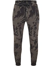 Criminal Damage - Abstract Jog Closed Hem Fleece Joggers - Lyst