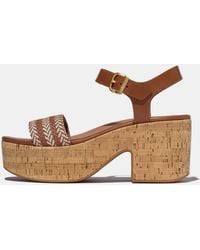 Fitflop - Platfforms Ankle-Strap Sandals - Lyst
