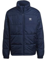 adidas Originals - Essentials Padded Long Sleeve Puffer Jacket - Lyst