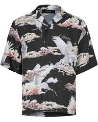 Amiri - Pegasus Short-Sleeve Bowling Shirt - Lyst