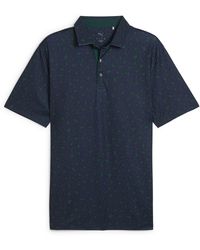 PUMA - Cloudspun Rosette Short Sleeve Performance Polo Shirt - Lyst