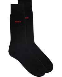 HUGO - 2 Pack Small Logo Crew Socks - Lyst