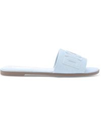 DKNY - Willow Flat Sliders - Lyst