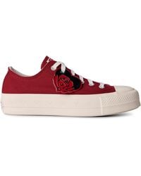 Converse - Chuck Taylor All Star Platform Canvas Low Top Shoes - Lyst