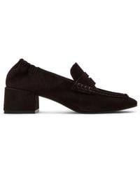 Steve Madden - Estee Leather Block Heel Court Shoes - Lyst