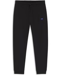 HUGO - Bodywear Cotton-Terry Tracksuit Bottoms - Lyst