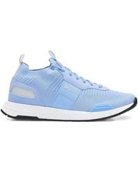 BOSS - Titanium Knit Trainers, Comfortable Design - Lyst