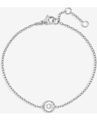 Jon Richard - Sterling Plated Waterproof Bezel Bracelet - Lyst