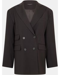 Naked Wardrobe - Boyfriend Oversized Long Sleeve Blazer - Lyst