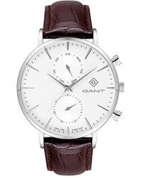 GANT - Steel Analogue Quartz Watch - Lyst