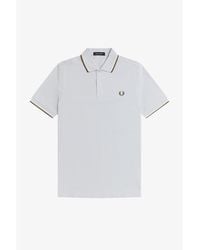 Fred Perry - Short Sleeve Twin Tipped Polo Shirt - Lyst