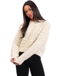 BOSS - Flomira Knitted Top - Lyst