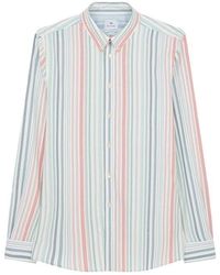 PS by Paul Smith - Ps Stripe Ls Shirt Sn41 - Lyst